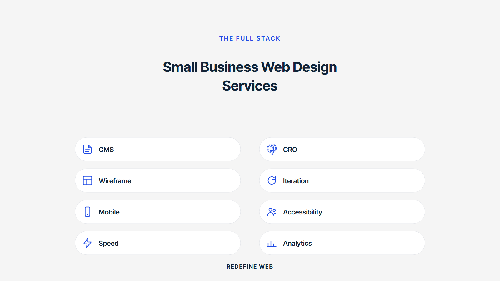 small business web design services near me explained