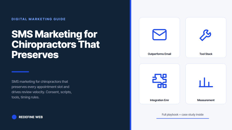 SMS Marketing for Chiropractors That Preserves Every Slot