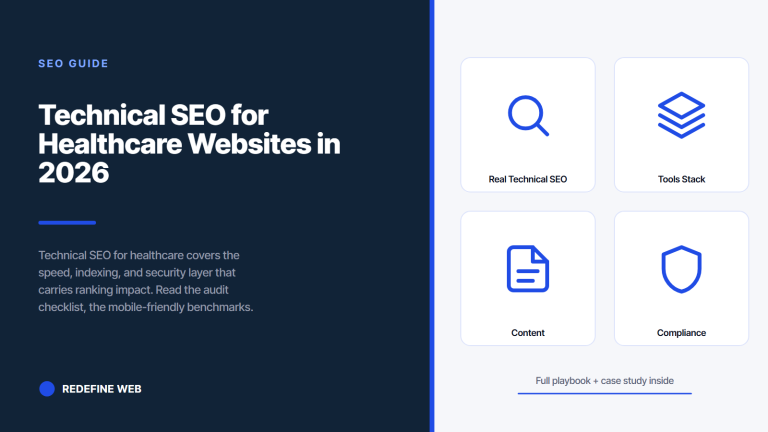 Technical SEO for Healthcare Websites in 2026