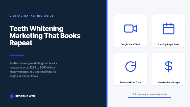 Teeth Whitening Marketing That Books Repeat Cases