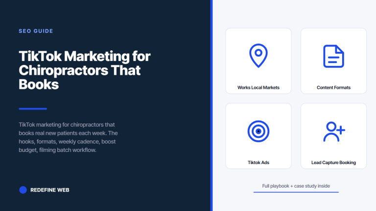 TikTok Marketing for Chiropractors That Books New Patients