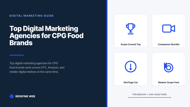 Top Digital Marketing Agencies for CPG Food Brands Shortlist
