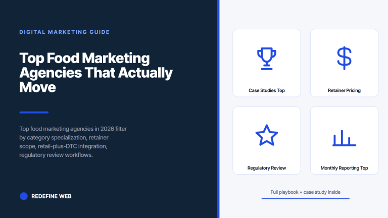 Top Food Marketing Agencies That Actually Move Real Revenue