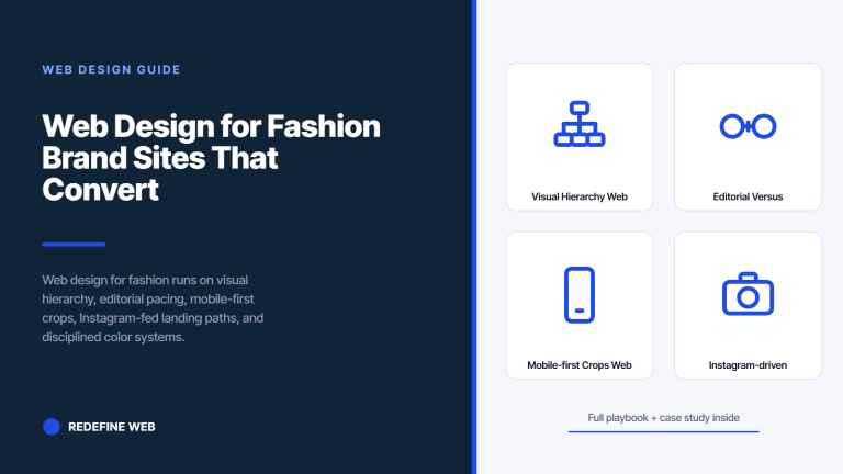 Web Design for Fashion Brand Sites That Convert Traffic