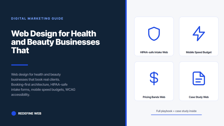 Web Design for Health and Beauty Businesses That Books Real Clients