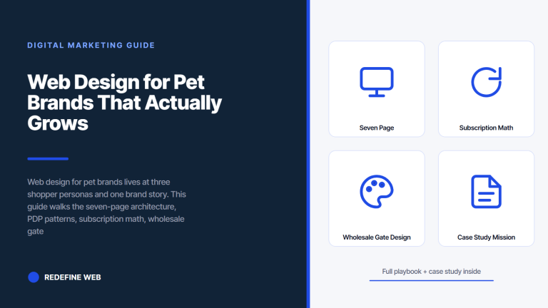 Web Design for Pet Brands That Actually Grows Subscriptions