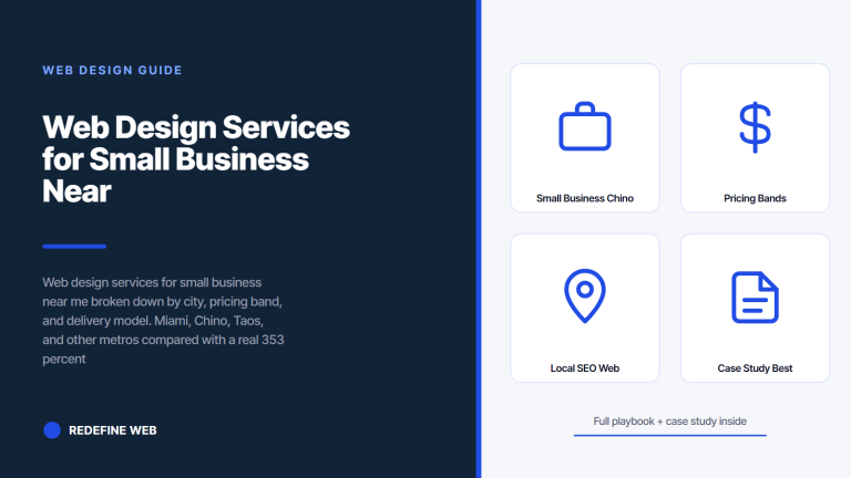 Web Design Services for Small Business Near Me by City and Metro
