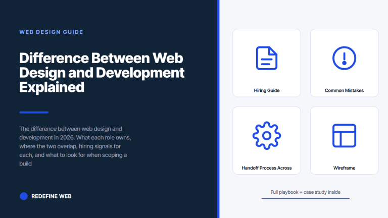 Difference Between Web Design and Development Explained
