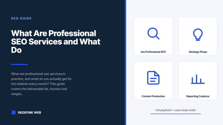 What Are Professional SEO Services and What Do You Get for Your Money