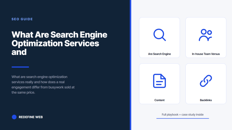 What Are Search Engine Optimization Services and How They Work