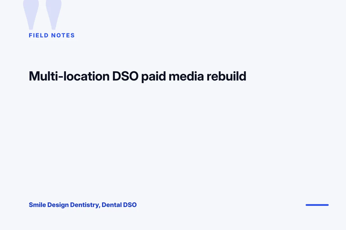 Smile Design Dentistry field notes on what does dso stand for in dental