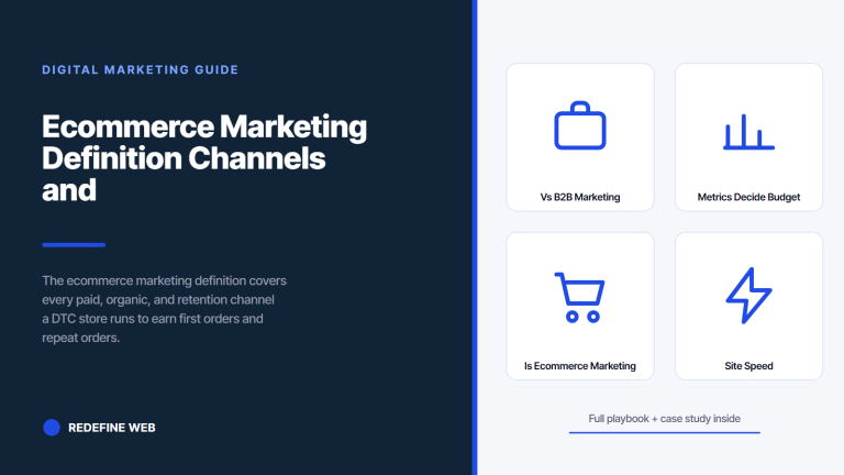 Ecommerce Marketing Definition Channels and Strategy for DTC Brands