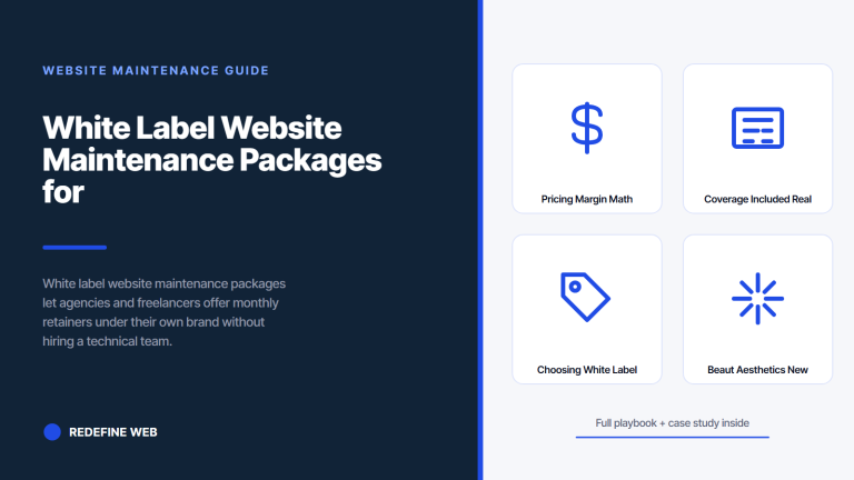 White Label Website Maintenance Packages for Agencies and Freelancers