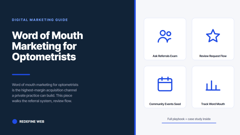 Word of Mouth Marketing for Optometrists That Compounds