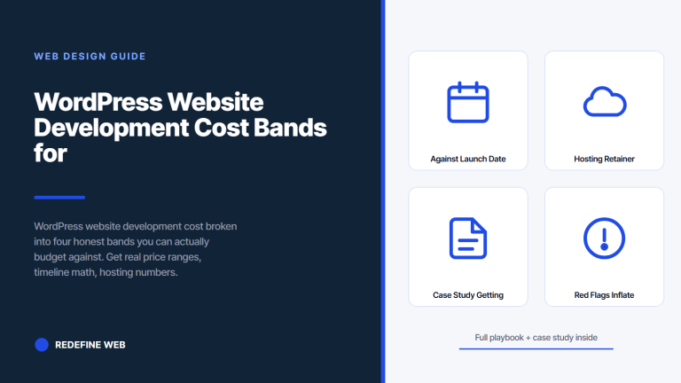 WordPress Website Development Cost Bands for Real Builds