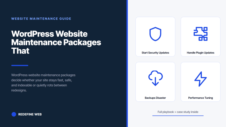 wordpress website maintenance packages