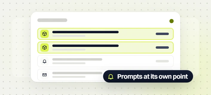 Food beverage marketing retainer list with two highlighted pack rows and a Prompts at its own point badge