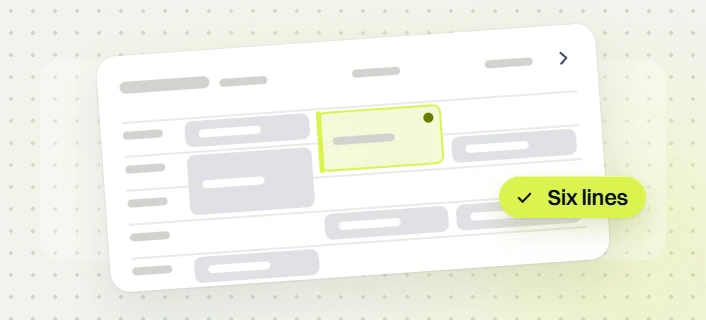Healthcare website maintenance schedule grid with a highlighted block, labeled six lines