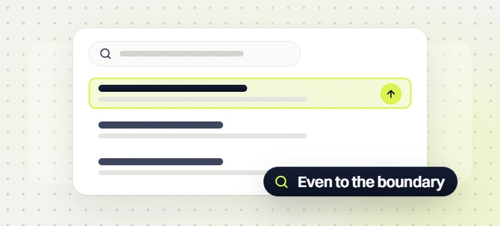 Home services SEO search card with a highlighted rising result and an Even to the boundary badge