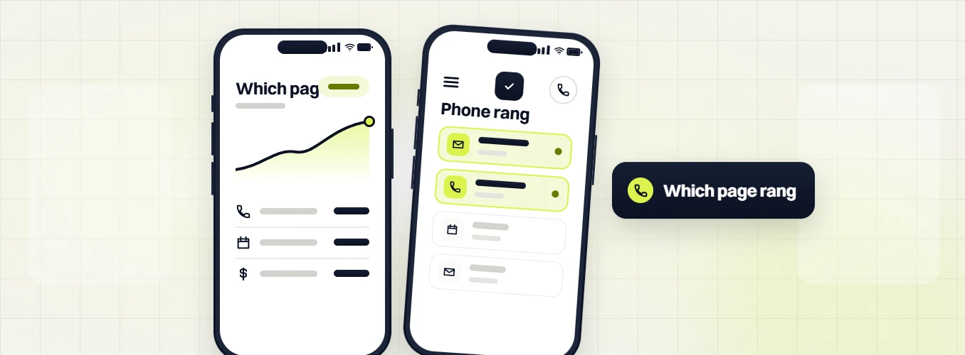 Small business web design phone Which page chart beside a phone Phone rang list, which page rang