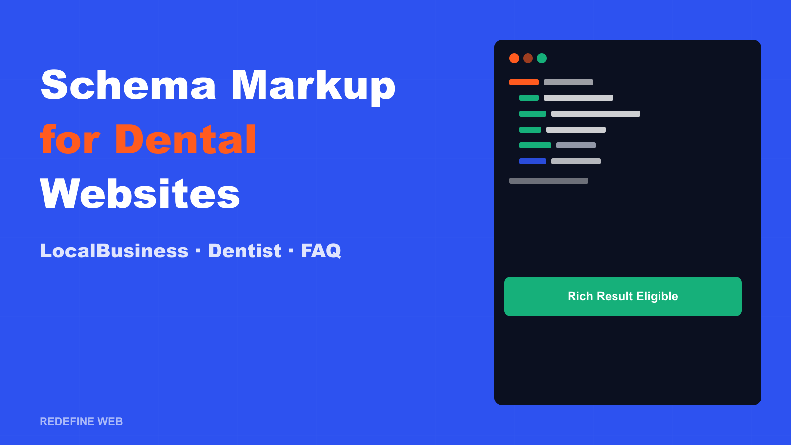 Schema Markup for Dental Websites. A Complete Implementation Guide